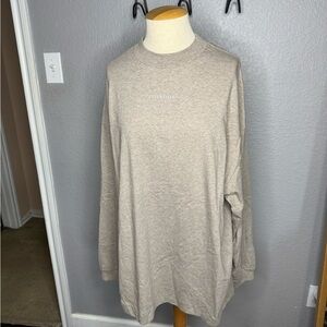 Essentials Beige Long Sleeve Shirt